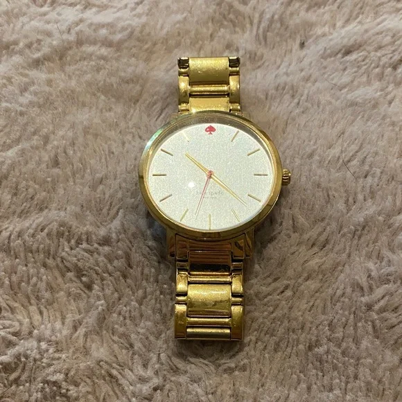 kate spade | Accessories | Kate Spade Gold And White Womens  display picture 1
